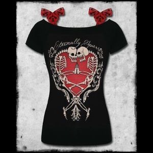 Too Fast Clothing “Eternally Yours” babydoll top